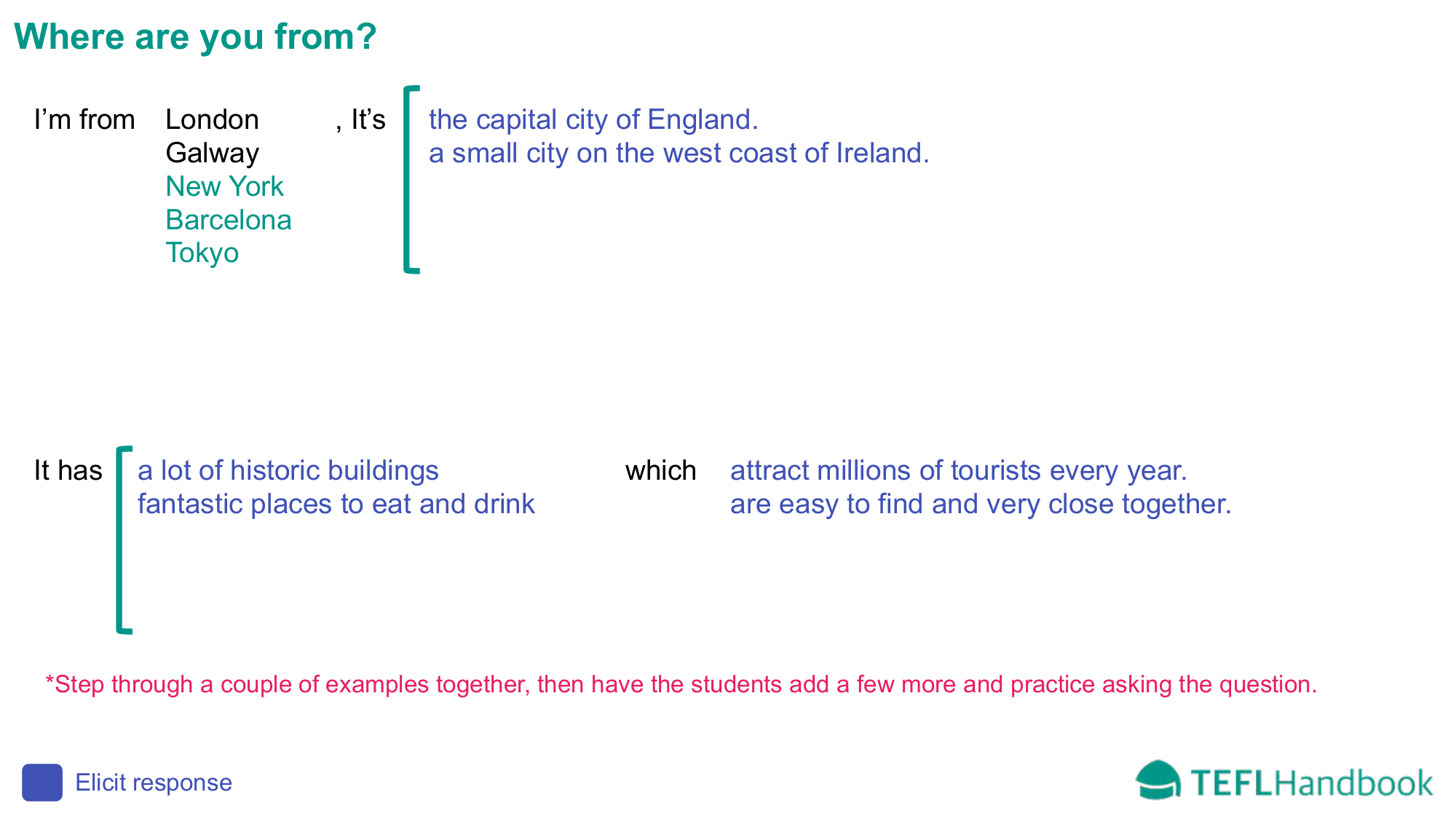 EFL - ESL Lead-in activity | Upper-intermediate | Giving long answers | B2